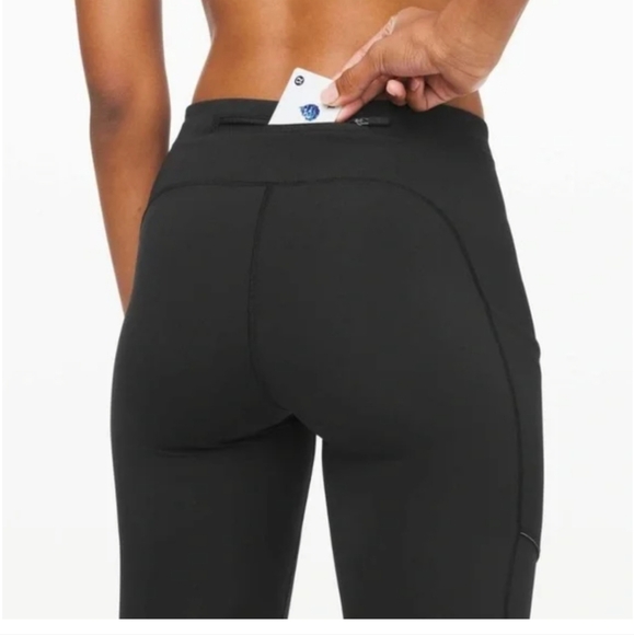 2 Prs Lululemon Speed Up Tights - Picture 2 of 10